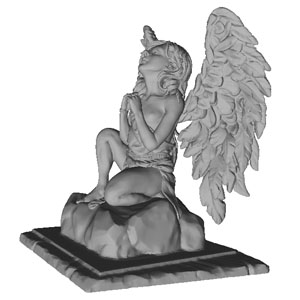 3д резьба макет для памятника stl frame with angels file STL for Artcam and Aspire jdpaint free vector art 3d model download for CNC