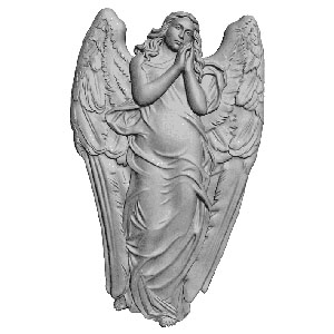 3д резьба макет для памятника stl frame with angels file STL for Artcam and Aspire jdpaint free vector art 3d model download for CNC