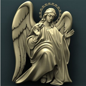 3д резьба макет для памятника stl frame with angels file STL for Artcam and Aspire jdpaint free vector art 3d model download for CNC