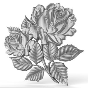 3д резьба макет розы роза для памятника rose stl frame with angels file STL for Artcam and Aspire jdpaint free vector art 3d model download for CNC