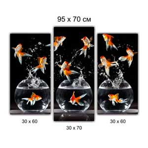 Модульная картина триптих Брест