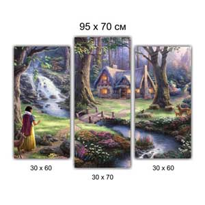 Модульная картина триптих Брест