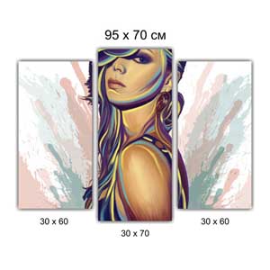 Модульная картина триптих Брест