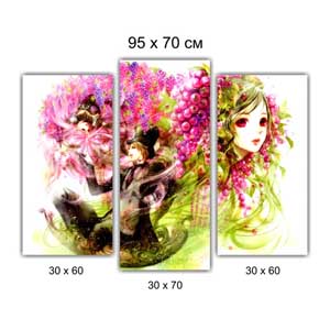 Модульная картина триптих Брест