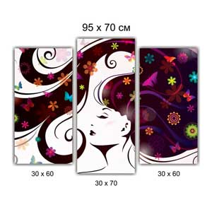 Модульная картина триптих Брест