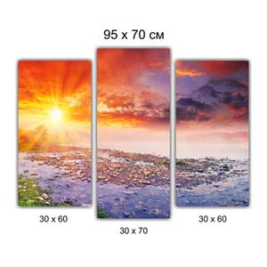 Модульная картина триптих Брест