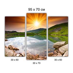 Модульная картина триптих Брест