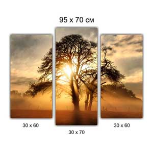 Модульная картина триптих Брест