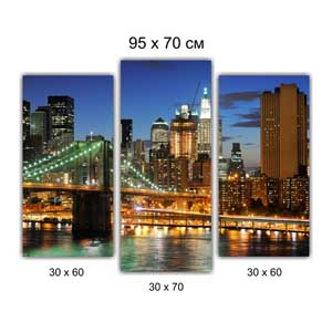 Модульная картина триптих Брест