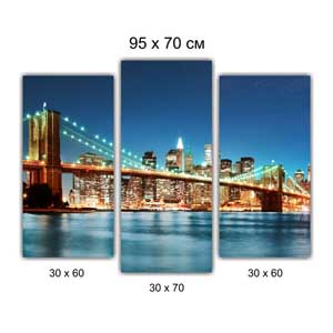 Модульная картина триптих Брест