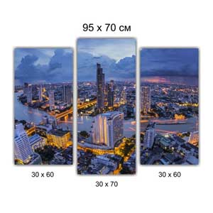 Модульная картина триптих Брест