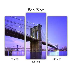 Модульная картина триптих Брест