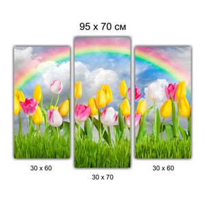 Модульная картина триптих Брест