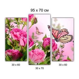 Модульная картина триптих Брест