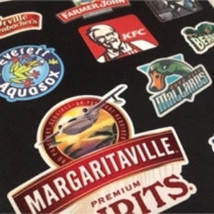 Печать логотипов полифлексом на ткани Брест