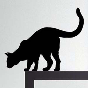 Интерьерная наклейка Кот Брест