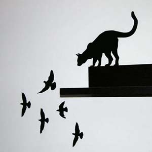 Интерьерная наклейка Кот Брест