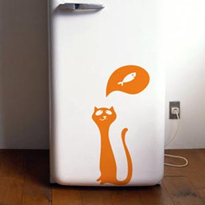 Интерьерная наклейка Кот Брест