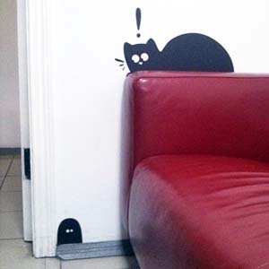 Интерьерная наклейка Кот Брест