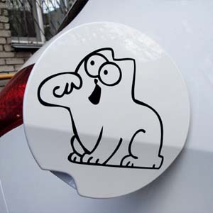 Интерьерная наклейка Кот Брест