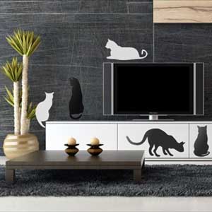 Интерьерная наклейка Кот Брест