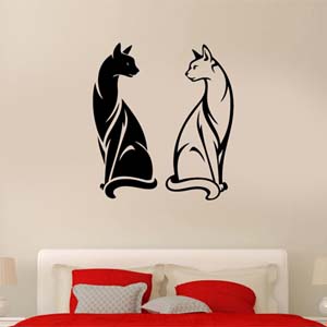 Интерьерная наклейка Кот Брест