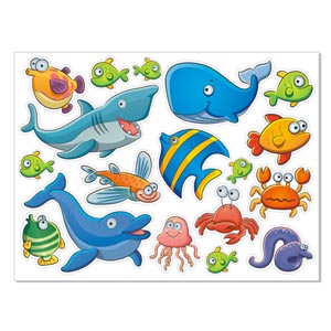 Набор наклеек для ванной 30х40см Брест