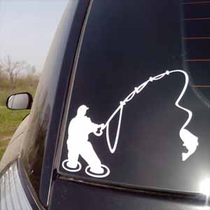 Стикер Рыбак сувенир подарок рыбаку Брест