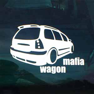 Стикер Вагон Мафия 2 Наклейка на авто Брест