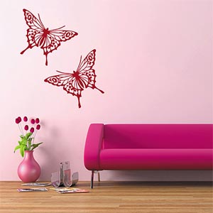 Бабочки в интерьере Брест