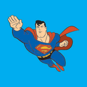 Наклейка в детскую Брест Стикер Супермен