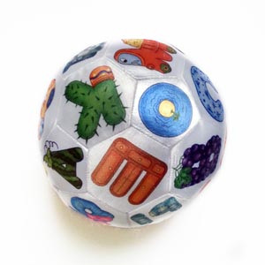 Обучающий мягкий мячик с алфавитом Брест