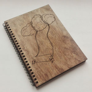 деревянный блокнот, обложка для блокнота из фанеры, обложка с гравировкой, wood notebook, купить, скачать, векторный макет для гравировки, лазерной резки