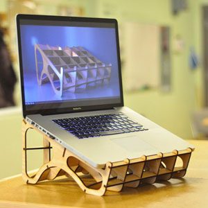 подставка для планшета, ноутбука, телефона из фанеры, из дерева, купить, скачать, векторный макет, лазерная резка