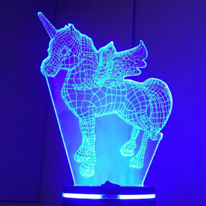 3d led lamp dog illusion neon lasercut cdr vector векторный макет для светильник мишка ночник с 3д эффектом сердце оргстекло гравировка фреза неоновая подсветка