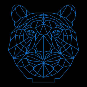 3d led lamp illusion neon tiger head polygonal lasercut cdr vector векторный макет для светильник голова тигра ночник с 3д эффектом сердце оргстекло гравировка фреза неоновая подсветка