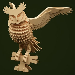 cnc cut wood winter decal playwood сова owl из дерева сувенир из фанеры, макет векторный для резки