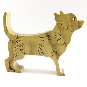 plywood plan lasercut for cnc wood puzzle dog деревянный пазл из дерева собачка собака Чихуахуа лазерная резка макет чертеж из фанеры из дерева