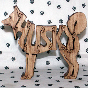 plywood plan lasercut for cnc wood puzzle dog husky деревянный пазл из дерева Головоломка пазл Собака Хаски лазерная резка макет чертеж из фанеры из дерева