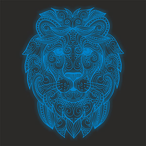 plywood plan 3d illusion lion head space lasercut for cnc 3d ночник Голова Льва лазерная резка макет чертеж из фанеры из дерева
