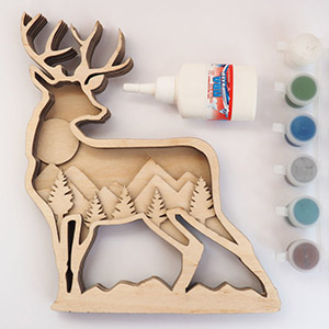 plywood plan lasercut for cnc multilayer deer wooden puzzle, пазл олень из слоев, лазерная резка, плазма плазменная резка, фрезерная резка макет чертеж лекало, выкройка схема из фанеры из дерева из металла купить макеты обмен, сделай сам, самостоятельно вырезать