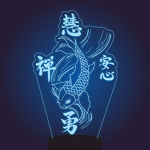 plywood plan 3d led lamp illusion fish plexiglass lasercut for cnc с 3d сэффектом ночник светильник лампа Рыба рыбка из оргстекла плексиглас акрил акриловое стекло лазерная резка оригинал макет чертеж шаблон эскиз из фанеры из дерева из оргстекла