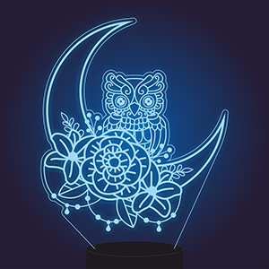 plywood plan 3d led lamp illusion owl plexiglass lasercut for cnc с 3d сэффектом ночник светильник лампа Сова из оргстекла плексиглас акрил акриловое стекло лазерная резка оригинал макет чертеж шаблон эскиз из фанеры из дерева из оргстекла