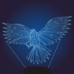 plywood plan 3d led lamp illusion bird plexiglass lasercut for cnc с 3d сэффектом ночник светильник лампа Птица из оргстекла плексиглас акрил акриловое стекло лазерная резка оригинал макет чертеж шаблон эскиз из фанеры из дерева из оргстекла