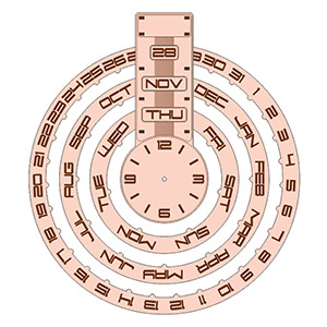 plywood plan layout kalendar lasercut router for cnc dxf cdr ai pdf Календарь лазерная резка оригинал макет чертеж схема шаблон эскиз из фанеры из дерева из оргстекла