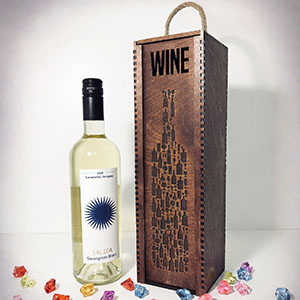 box for a bottle of wine plywood plan layout wood lasercut router for cnc dxf cdr ai pdf коробка для бутылки вина, шампанского сувенир подарок на день рождения пластик металл из металла лазерная резка оригинал макет чертеж схема шаблон эскиз из фанеры из дерева из оргстекла