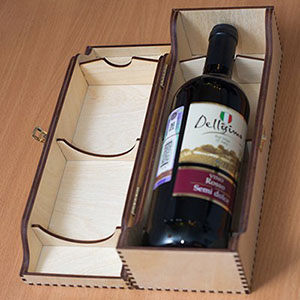 box for a bottle of wine plywood plan layout wood lasercut router for cnc dxf cdr ai pdf коробка для бутылки вина, шампанского сувенир подарок на день рождения пластик металл из металла лазерная резка оригинал макет чертеж схема шаблон эскиз из фанеры из дерева из оргстекла