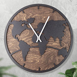 plywood plan layout clock gymnastick on wall wood lasercut router for cnc dxf cdr ai pdf school clock Часы карта сувенир подарок на день день рождения пенопласт пластик металл из металла лазерная резка оригинал макет чертеж схема шаблон эскиз из фанеры из дерева из оргстекла