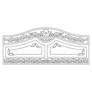 5509_headboard изголовье кровати, ажурная спинка кровати, headboard bed, dxf cdr, из дерева, фрезерная резка, макет чертеж, лекало изголовья спинки кровати cnc, wooden bed head, CNC cutting bedhead