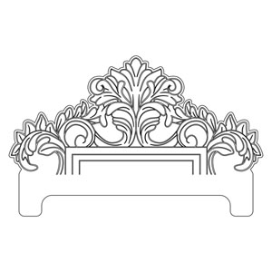 5519_headboard изголовье кровати, ажурная спинка кровати, headboard bed, dxf cdr, из дерева, фрезерная резка, макет чертеж, лекало изголовья спинки кровати cnc, wooden bed head, CNC cutting bedhead